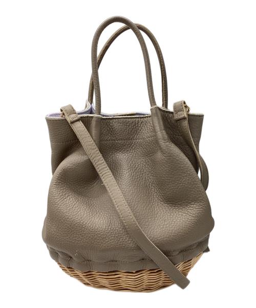 Perche（ペルケ）Perche (ペルケ) 2WAYショルダーバッグ ベージュの古着・服飾アイテム