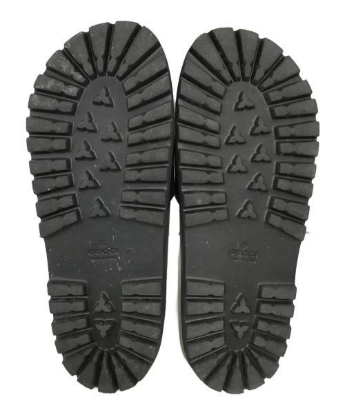 GUCCI（グッチ）GUCCI (グッチ) ラバーメンズ スライドサンダル ブラック サイズ:SIZE7の古着・服飾アイテム