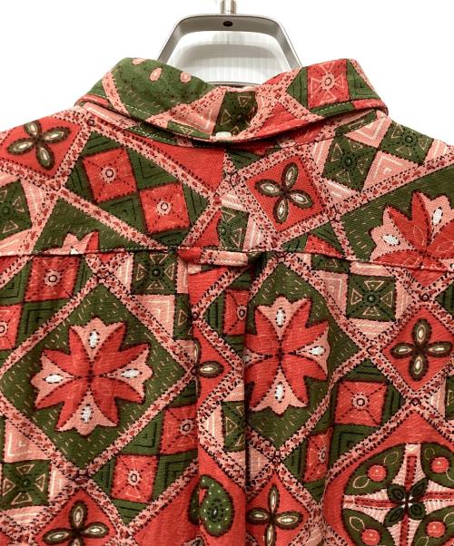 Engineered Garments（エンジニアド ガーメンツ）Engineered Garments (エンジニアド ガーメンツ) Popover BD Shirt レッド×グリーン サイズ:Mの古着・服飾アイテム