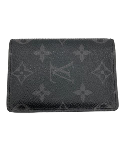 LOUIS VUITTON（ルイ ヴィトン）LOUIS VUITTON (ルイ ヴィトン) カードケース オーガナイザー・ドゥ・ポッシュ ブラックの古着・服飾アイテム