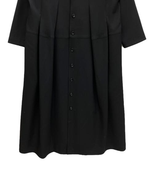 COMME des GARCONS tricot（コムデギャルソントリコ）COMME des GARCONS tricot (コムデギャルソントリコ) ウールギャバ後染ワンピース ブラック サイズ:Sの古着・服飾アイテム