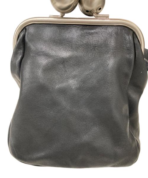 kawa-kawa（カワカワ）kawa-kawa (カワカワ) 両サイド がま口バッグ ブラックの古着・服飾アイテム