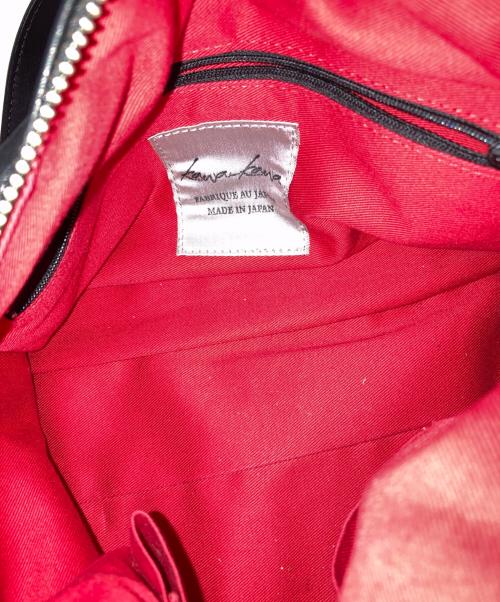 kawa-kawa（カワカワ）kawa-kawa (カワカワ) 両サイド がま口バッグ ブラックの古着・服飾アイテム