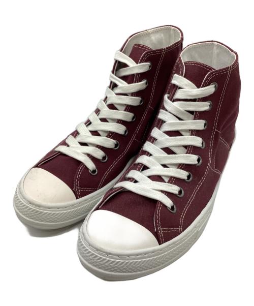 Maison Margiela（メゾンマルジェラ）Maison Margiela (メゾンマルジェラ) ハイカットスニーカー ワインレッド サイズ:42の古着・服飾アイテム