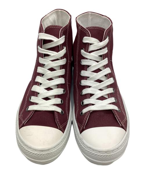 Maison Margiela（メゾンマルジェラ）Maison Margiela (メゾンマルジェラ) ハイカットスニーカー ワインレッド サイズ:42の古着・服飾アイテム