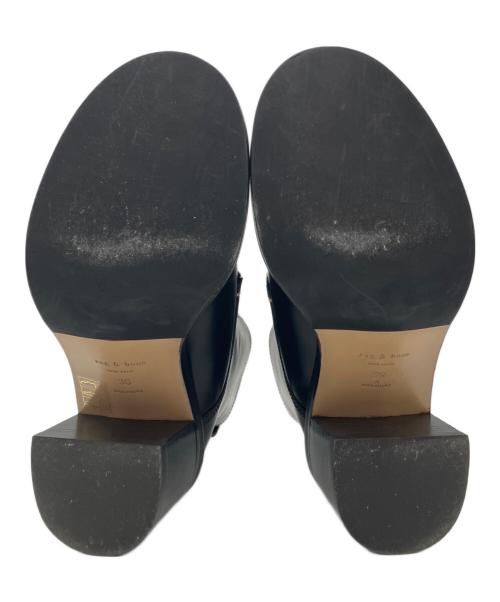 rag&bone（ラグアンドボーン）rag&bone (ラグアンドボーン) センタージップチャンキーヒールブーツ ブラック サイズ:36の古着・服飾アイテム