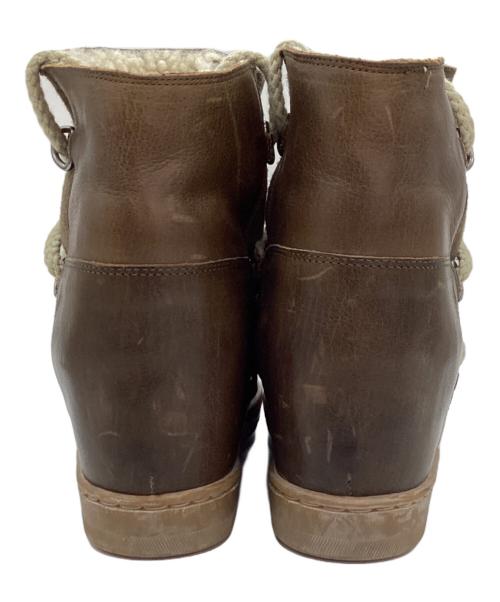 ISABEL MARANT（イザベルマラン）ISABEL MARANT (イザベルマラン) ムートンブーツ ブラウン サイズ:36の古着・服飾アイテム