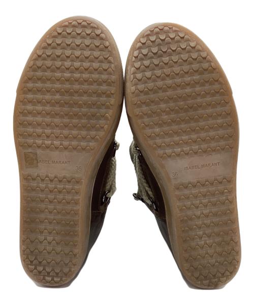 ISABEL MARANT（イザベルマラン）ISABEL MARANT (イザベルマラン) ムートンブーツ ブラウン サイズ:36の古着・服飾アイテム
