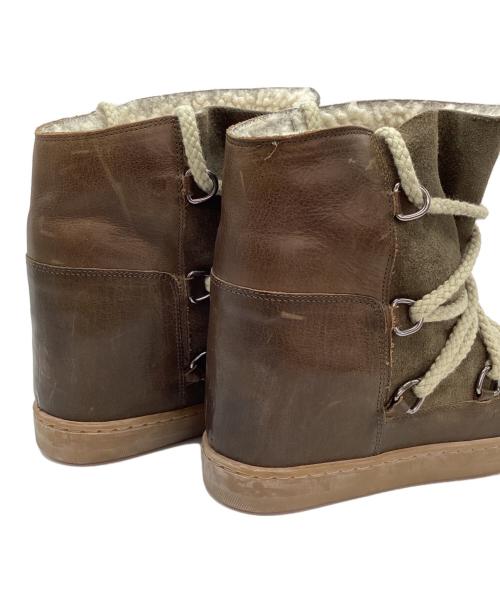 ISABEL MARANT（イザベルマラン）ISABEL MARANT (イザベルマラン) ムートンブーツ ブラウン サイズ:36の古着・服飾アイテム