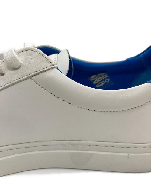 GIVENCHY（ジバンシィ）GIVENCHY (ジバンシィ) レザースニーカー ブルー×ホワイト サイズ:41の古着・服飾アイテム