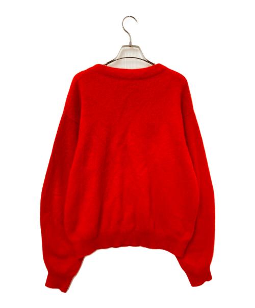 BALLSEY（ボールジィ）BALLSEY (ボールジィ) フラッフィーヤーンバルーンスリーブプルオーバー レッド サイズ:Sの古着・服飾アイテム