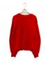 BALLSEY（ボールジィ）の古着「フラッフィーヤーンバルーンスリーブプルオーバー」｜レッド