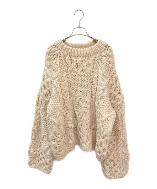 TODAYFUL（トゥデイフル）TODAYFUL (トゥデイフル) Pattern Hand Knit ベージュ サイズ:Freeの古着・服飾アイテム