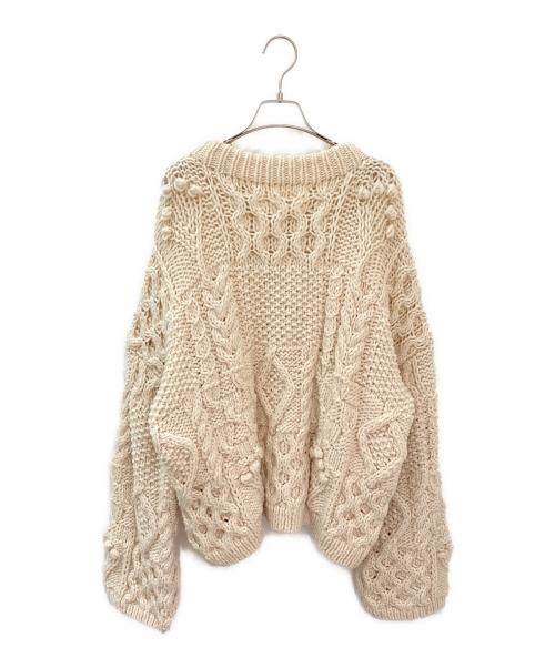 TODAYFUL（トゥデイフル）TODAYFUL (トゥデイフル) Pattern Hand Knit ベージュ サイズ:Freeの古着・服飾アイテム
