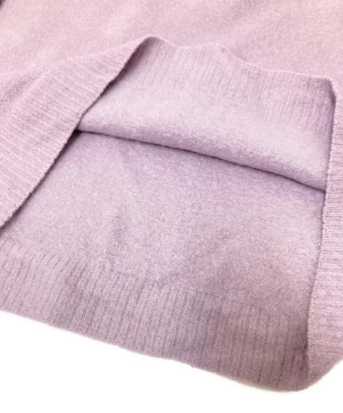 ATON（エイトン）ATON (エイトン) FUR CASHMERE CREWNECK SWEATER ラベンダー サイズ:02の古着・服飾アイテム