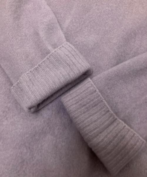 ATON（エイトン）ATON (エイトン) FUR CASHMERE CREWNECK SWEATER ラベンダー サイズ:02の古着・服飾アイテム