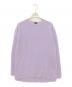 ATON（エイトン）の古着「FUR CASHMERE CREWNECK SWEATER」｜ラベンダー