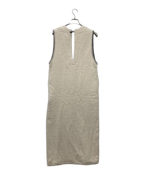 Plage（プラージュ）Plage (プラージュ) GIOLICA ステッチ V/N ワンピース アイボリー サイズ:記載なしの古着・服飾アイテム