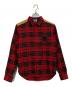 COMME des GARCONS JUNYA WATANABE MAN（コム デ ギャルソン ジュンヤ ワタナベ マン）の古着「パッチチェックシャツ」｜レッド