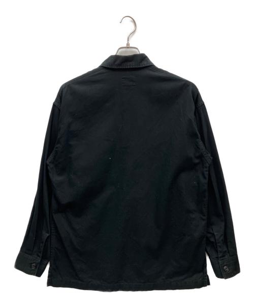 Hysteric Glamour（ヒステリックグラマー）Hysteric Glamour (ヒステリックグラマー) プルオーバーミリタリーシャツ ブラック サイズ:Mの古着・服飾アイテム