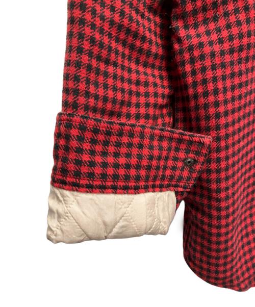 Sugar（シュガー）Sugar (シュガー) 裏ボアシャツジャケット レッド サイズ:Mの古着・服飾アイテム