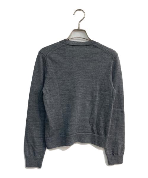 COMME des GARCONS GIRL（コムデギャルソンガール）COMME des GARCONS GIRL (コムデギャルソンガール) リボン柄ウールニット　AD2015　NP-N002 グレー サイズ:XSの古着・服飾アイテム