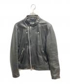 Schottショット）の古着「ダブルライダースジャケット」｜ブラック