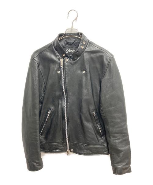 Schott（ショット）Schott (ショット) ダブルライダースジャケット ブラック サイズ:Lの古着・服飾アイテム