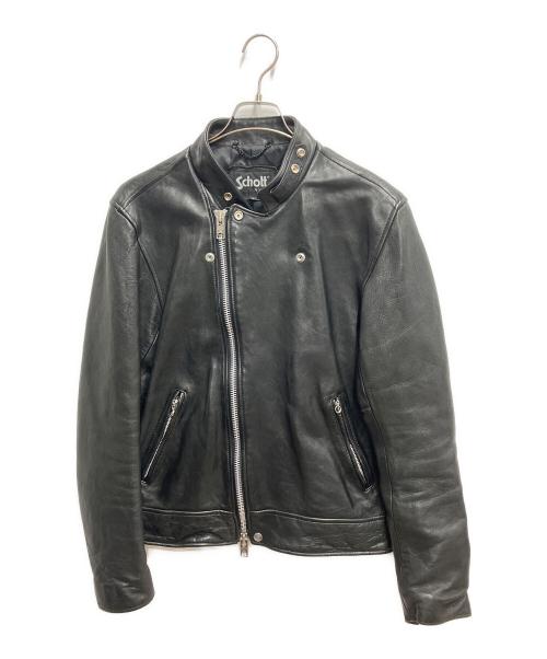 Schott（ショット）Schott (ショット) ラムレザーダブルライダースジャケット ブラック サイズ:Lの古着・服飾アイテム