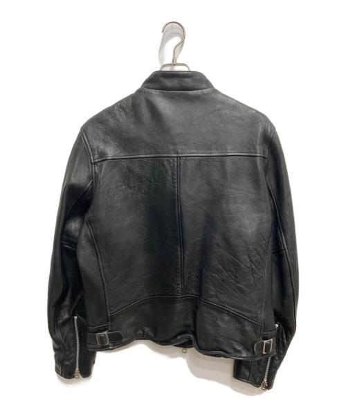 Schott（ショット）Schott (ショット) ラムレザーダブルライダースジャケット ブラック サイズ:Lの古着・服飾アイテム