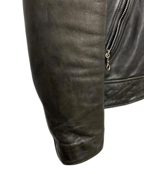 Schott（ショット）Schott (ショット) ラムレザーダブルライダースジャケット ブラック サイズ:Lの古着・服飾アイテム