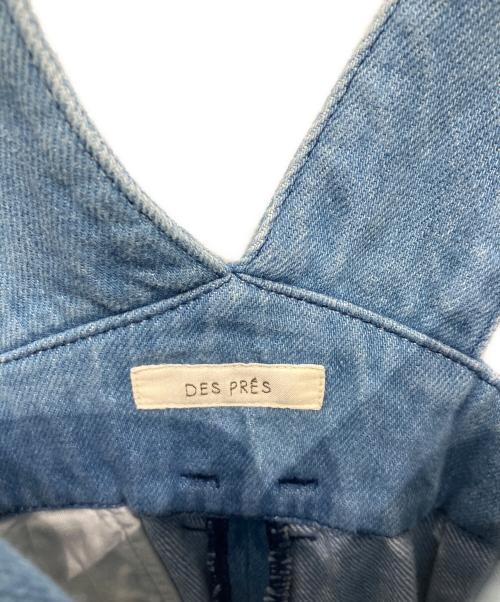 DES PRES（デ プレ）DES PRES (デ プレ) フレッシュブルーデニム サロペット ブルー サイズ:Freeの古着・服飾アイテム
