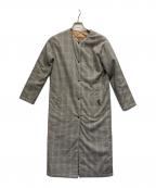 LAVENHAMラベンハム）の古着「リバーシブルロングコート」｜グレー