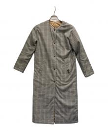 LAVENHAM（ラベンハム）の古着「リバーシブルロングコート」｜グレー