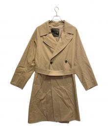 MACKINTOSH LONDON（マッキントッシュ ロンドン）の古着「オーガニックコットンツイルトレンチコート」｜ベージュ