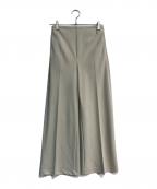 Mila Owenミラオーウェン）の古着「センタープレスワイドイージーパンツ　09WFP241127」｜ベージュ