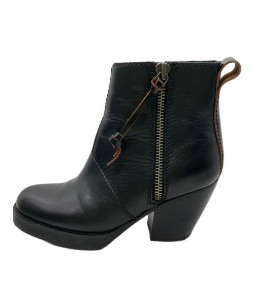 Acne studios（アクネ ストゥディオス）ACNE STUDIOS (アクネ ストゥディオス) サイドジップブーツ ブラック サイズ:37の古着・服飾アイテム