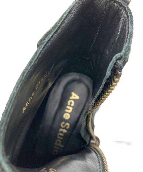 Acne studios（アクネ ストゥディオス）ACNE STUDIOS (アクネ ストゥディオス) サイドジップブーツ ブラック サイズ:37の古着・服飾アイテム