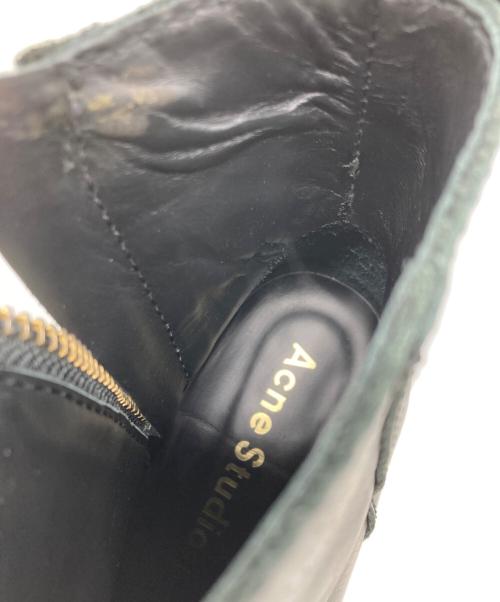 Acne studios（アクネ ストゥディオス）ACNE STUDIOS (アクネ ストゥディオス) サイドジップブーツ ブラック サイズ:37の古着・服飾アイテム