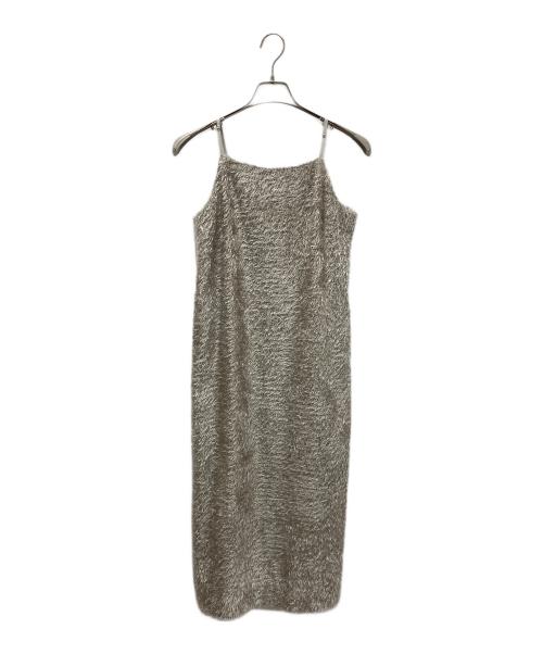 LOUNIE（ルーニー）LOUNIE (ルーニー) カットジャカードキャミワンピース グリーン サイズ:36の古着・服飾アイテム