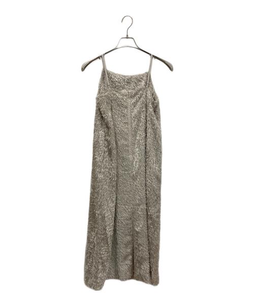 LOUNIE（ルーニー）LOUNIE (ルーニー) カットジャカードキャミワンピース グリーン サイズ:36の古着・服飾アイテム