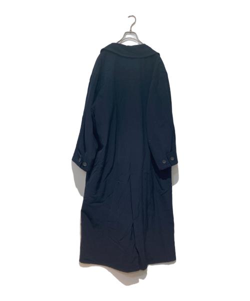 GIORGIO ARMANI（ジョルジョアルマーニ）GIORGIO ARMANI (ジョルジョアルマーニ) ウールロングコート ネイビー サイズ:表記無しの古着・服飾アイテム