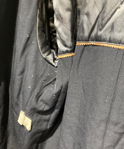 GIORGIO ARMANI（ジョルジョアルマーニ）GIORGIO ARMANI (ジョルジョアルマーニ) ウールロングコート ネイビー サイズ:表記無しの古着・服飾アイテム