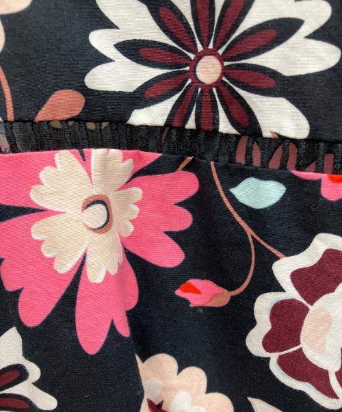 Kate Spade（ケイトスペード）Kate Spade (ケイトスペード) BAJA BOUND CASA FLORA POPLIN DRESS ブラック サイズ:2の古着・服飾アイテム