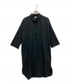 HOUDINIフーディニ）の古着「Route Shirt Dress」｜ブラック