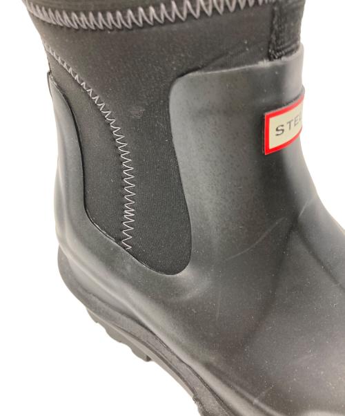 HUNTER（ハンター）HUNTER (ハンター) STELLA McCARTNEY (ステラマッカートニー) レインブーツ ブラック サイズ:US6の古着・服飾アイテム