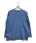 MM6 Maison Margiela (エムエムシックスメゾンマルジェラ) ロゴプリント クルーネック　プリントカットソー ブルー サイズ:Ｓ：9000円