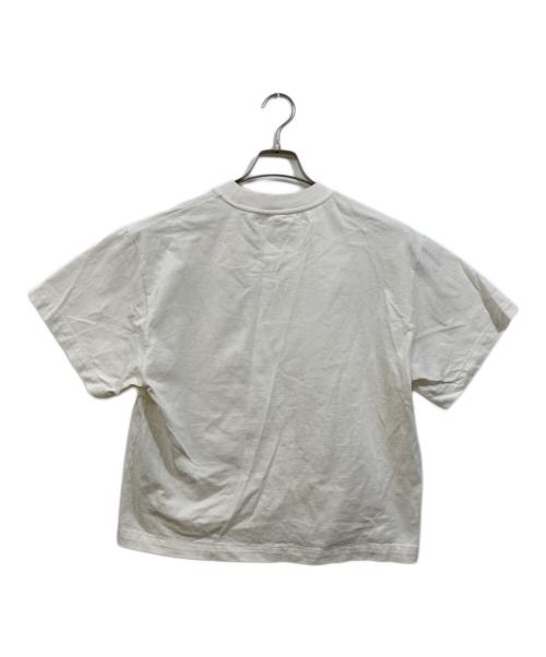 JIL SANDER（ジルサンダー）JIL SANDER (ジルサンダー) オーバーサイズロゴプリントTEE ホワイト サイズ:Sの古着・服飾アイテム