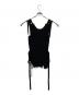MM6 Maison Margiela (エムエムシックスメゾンマルジェラ) Open Back Tank Top　バックオープンタンクトップ ブラック サイズ:S 未使用品：10000円
