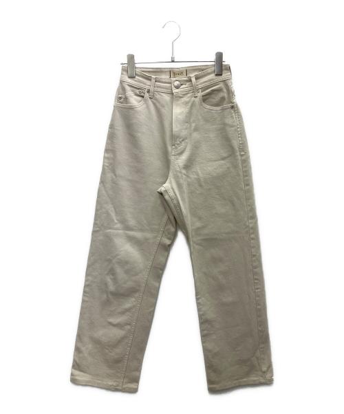 YANUK（ヤヌーク）YANUK (ヤヌーク) ハイウエストパンツ ベージュ サイズ:SIZE W23の古着・服飾アイテム